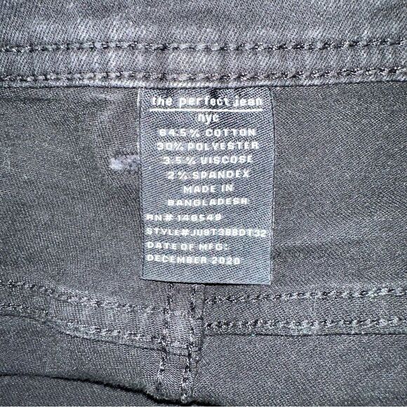 The Perfect Jean NYC Jeans Mens 40x32 Black Faded Athletic Fit Comfort Cowboy - Picture 7 of 10